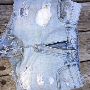 Jean shorts
